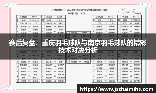 赛后复盘：重庆羽毛球队与南京羽毛球队的精彩技术对决分析